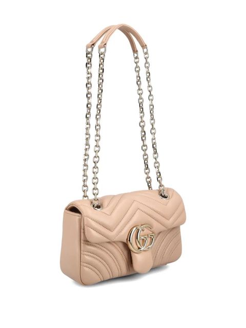 Gucci Chevron GG lambskin shoulder bag - Neutrals