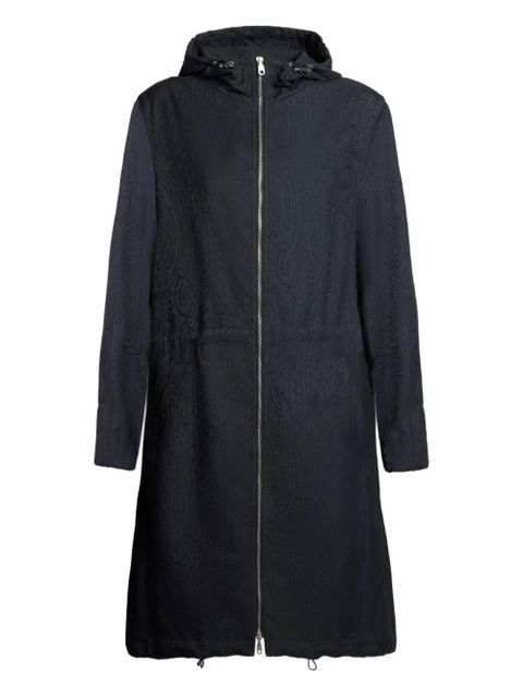 ETRO zip-up parka coat - Blue - zdjęcie produktu nr 1
