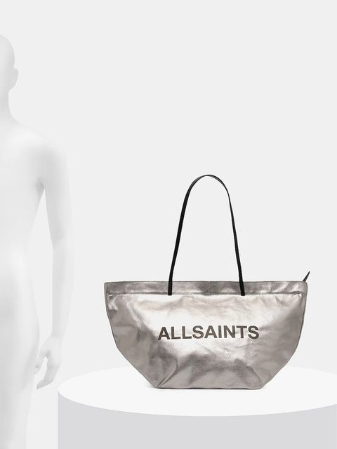 AllSaints torebka SERAFINA kolor srebrny W438XC