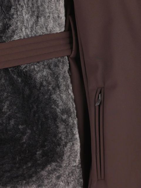 FENDI shearling padded jacket - Brown