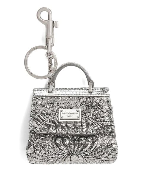 Dolce & Gabbana brocade airpods case - Silver - zdjęcie produktu nr 1