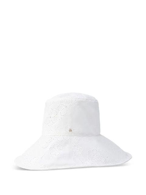 Maison Michel Isabella floral hat - White - zdjęcie produktu nr 1