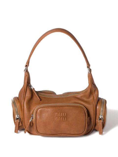Miu Miu Pocket shoulder bag - Brown