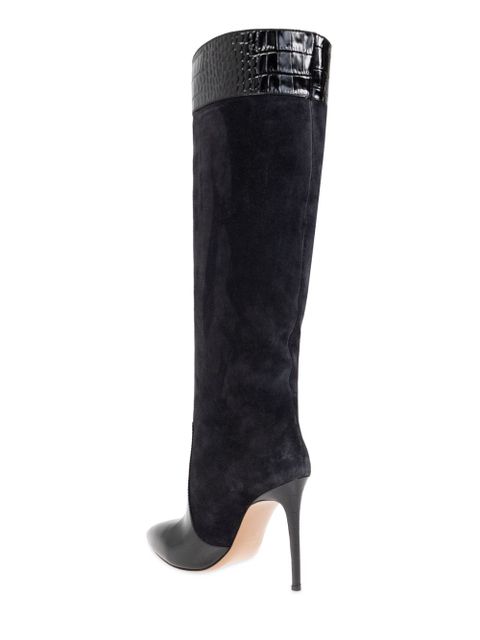 Paris Texas 105mm pointed-toe boots - Black