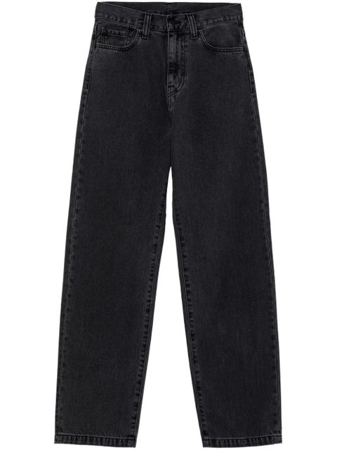 Carhartt WIP straight-leg cotton jeans - Black - zdjęcie produktu nr 1