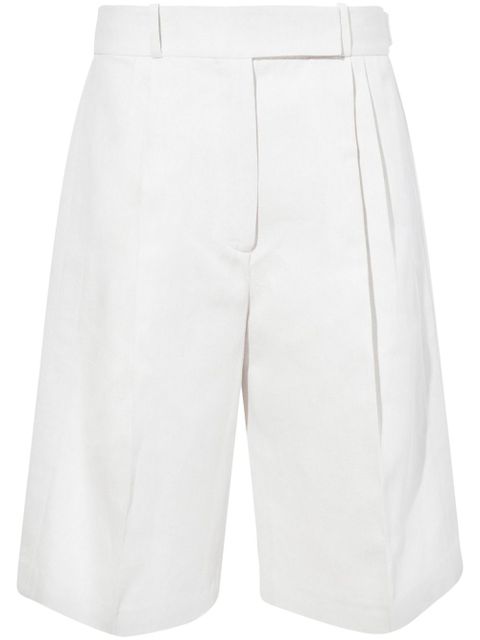 Proenza Schouler pleated knee-length shorts - White