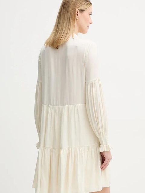 ZADIG&VOLTAIRE sukienka kolor beżowy mini rozkloszowana WWDR02451