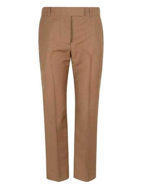 Alexander McQueen wool straight trousers - Neutrals - zdjęcie produktu nr 1