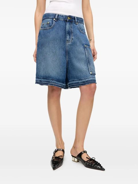 GANNI denim shorts - Blue
