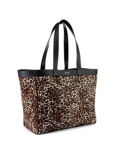 ANINE BING medium Rio leopard-print tote bag - Neutrals