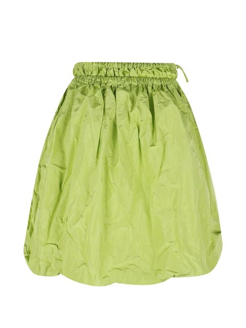 Prada elastic-waist mini skirt - Green - zdjęcie produktu nr 2