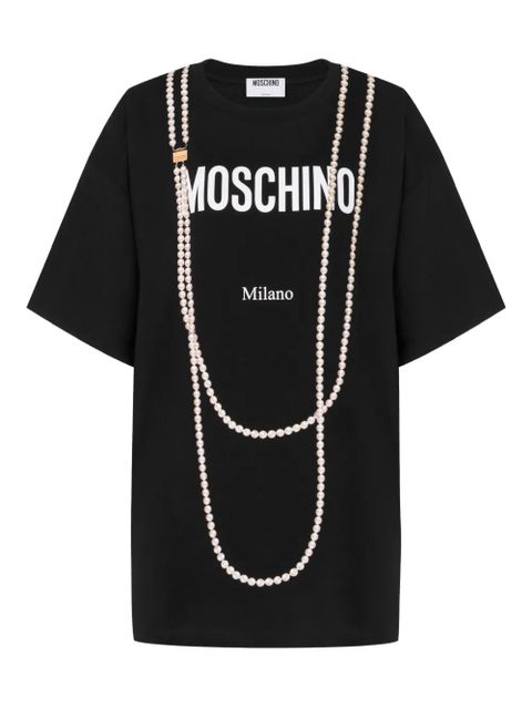 Moschino logo-print T-shirt - Black - zdjęcie produktu nr 1