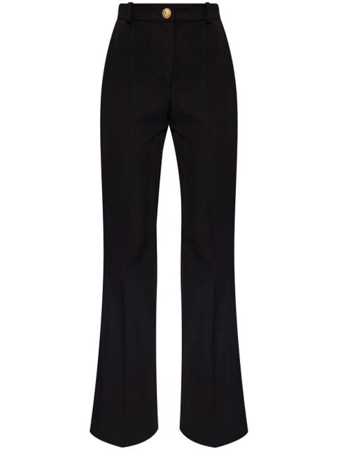 Balmain flared virgin-wool trousers - Black - zdjęcie produktu nr 1