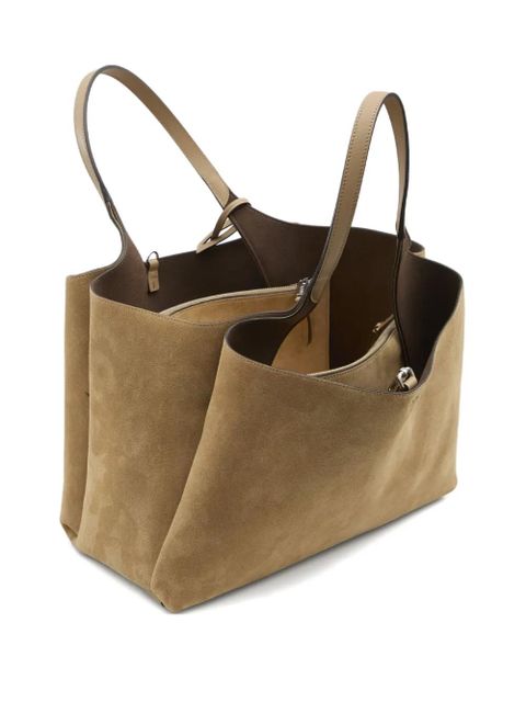 Tod's suede leather shopping bag - Neutrals - zdjęcie produktu nr 2