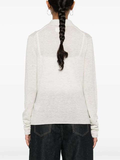 Zadig&Voltaire Sally rhinestone-embellished cashmere jumper - Neutrals