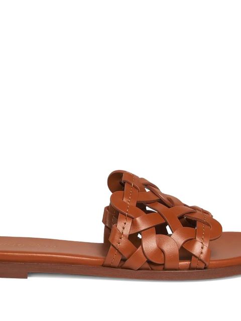 Gianvito Rossi woven flat sandals - Brown - zdjęcie produktu nr 2