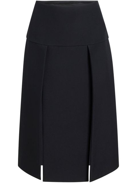 KHAITE Kidd midi skirt - Black - zdjęcie produktu nr 1