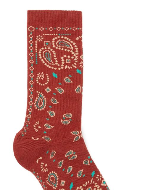 Alanui bandana socks - Red - zdjęcie produktu nr 2
