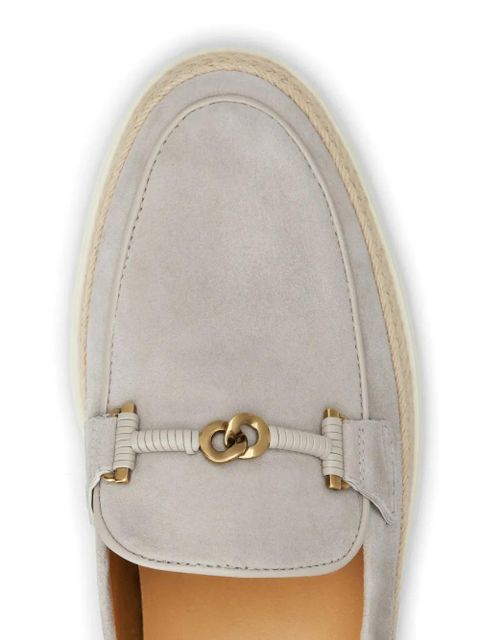 Tod's Gomma leather loafers - Grey