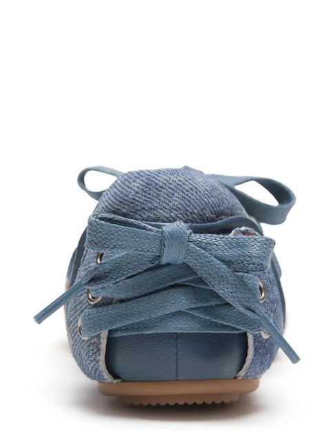 Acne Studios rear drawstring detailing trainers - Blue