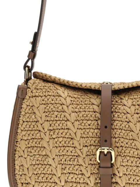ETRO crochet buckle cross body bag - Neutrals