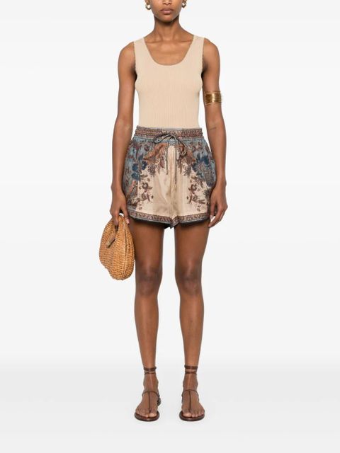 ZIMMERMANN Ascension shorts - Brown - zdjęcie produktu nr 2
