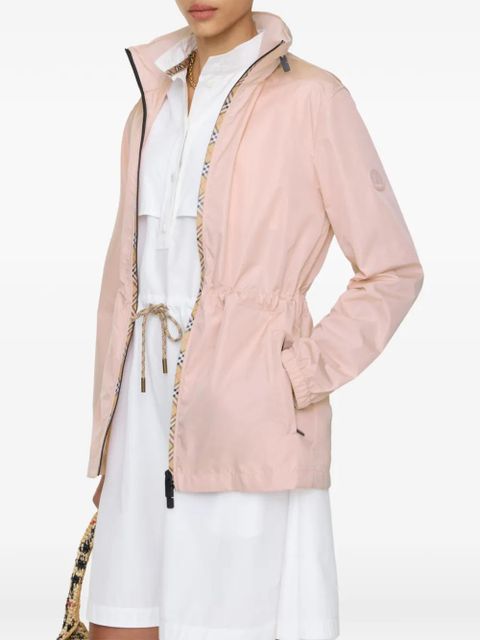 Burberry short Checker-tape nylon parka - Pink - zdjęcie produktu nr 2