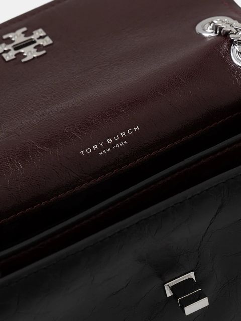 Tory Burch torebka skórzana Kira Turnlock kolor czarny 176642-001