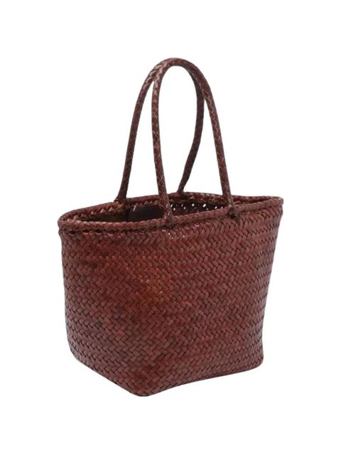DRAGON DIFFUSION woven-design shoulder bag - Brown - zdjęcie produktu nr 2