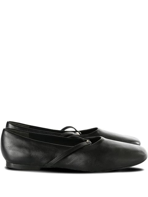 Tory Burch leather ballet flats - Black - zdjęcie produktu nr 1