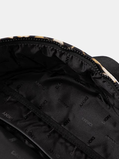 Dkny plecak damski kolor beżowy duży wzorzysty R52KDJ12