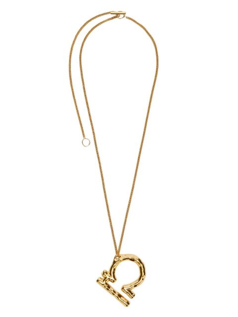 Jil Sander zodiac-sign pendant necklace - Gold - zdjęcie produktu nr 2
