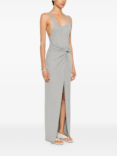 Nanushka Ofelia twist-detail maxi tank dress - Grey