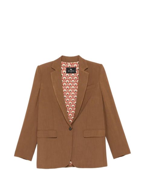 ETRO notched-lapel jacket - Brown - zdjęcie produktu nr 1