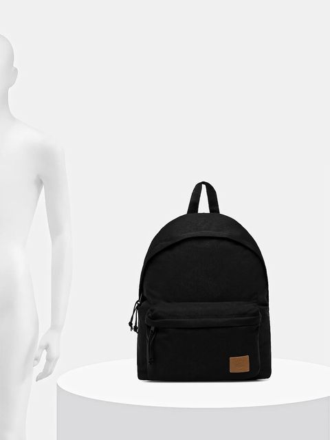 Lacoste plecak kolor czarny duży gładki NU5179ZU