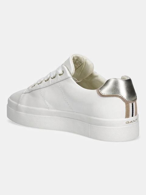 Gant sneakersy skórzane Avona damskie kolor biały 31531989