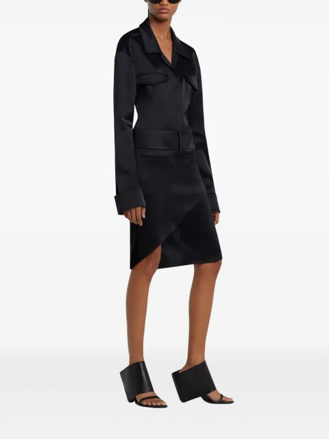 Courrèges Infinity midi skirt - Black - zdjęcie produktu nr 2