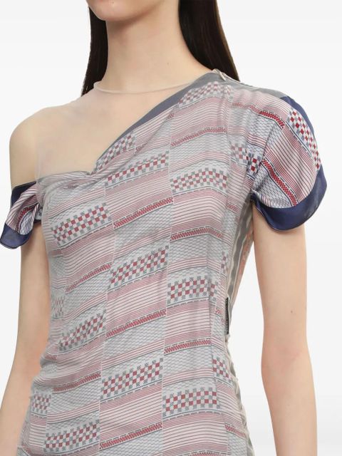 Marine Serre layered top - Grey - zdjęcie produktu nr 2