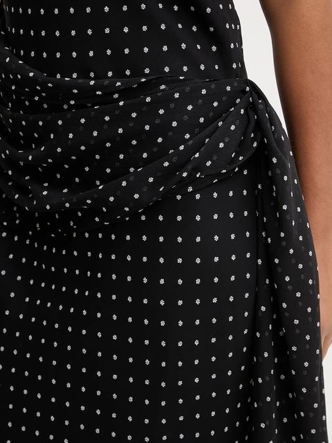 Rotate sukienka kolor czarny maxi dopasowana 115237000