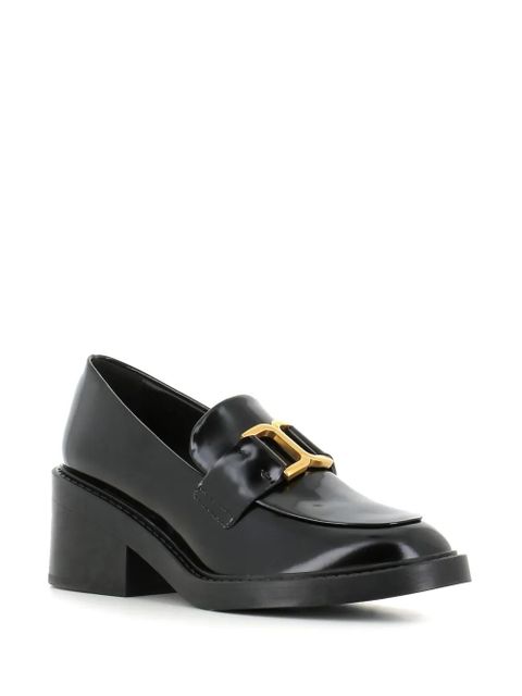 Chloé 60mm buckled leather loafers - Black - zdjęcie produktu nr 2