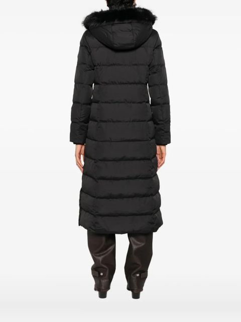Lauren Ralph Lauren fur-trim coat - Black