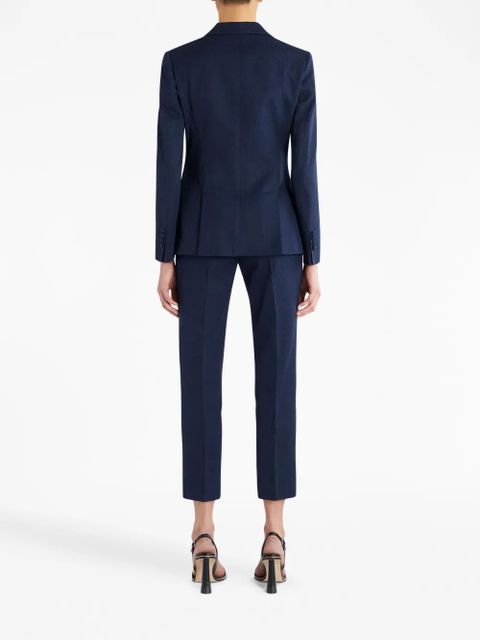ETRO single-breasted notched blazer - Blue - zdjęcie produktu nr 2
