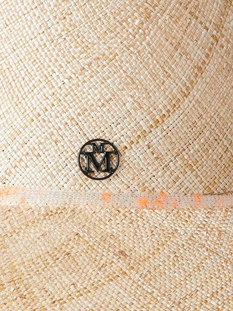 Maison Michel Kate raffia fedora hat - Neutrals - zdjęcie produktu nr 2
