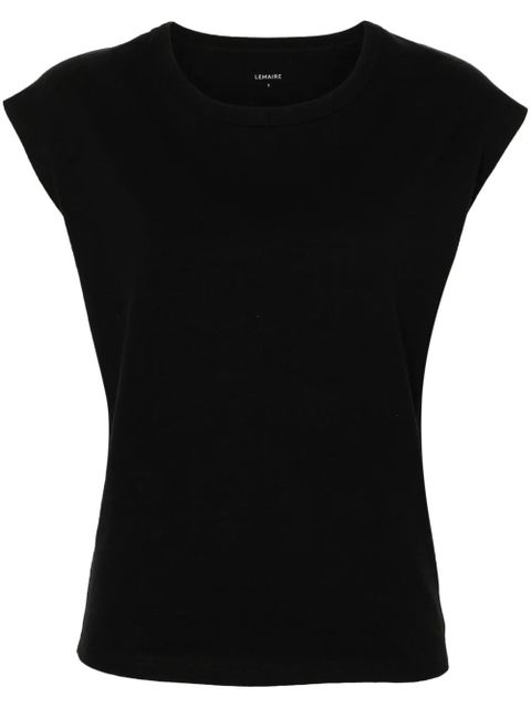 LEMAIRE sleeveless jersey T-shirt - Black - zdjęcie produktu nr 1