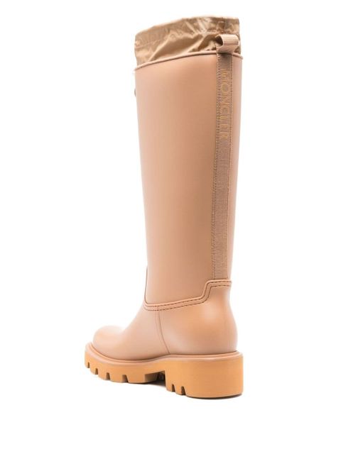Moncler Kickstream waterproof knee-high boots - Brown