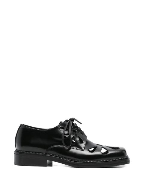 Simone Rocha cut-out Derby shoes - Black - zdjęcie produktu nr 1