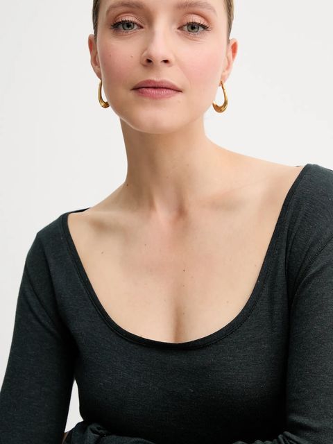 BOSS Orange longsleeve kolor czarny 50542107