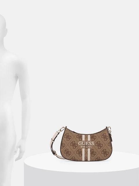 Guess torebka NOELLE kolor beżowy HWOS96 72180