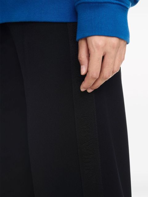 Off-White logo-band track pants - Black