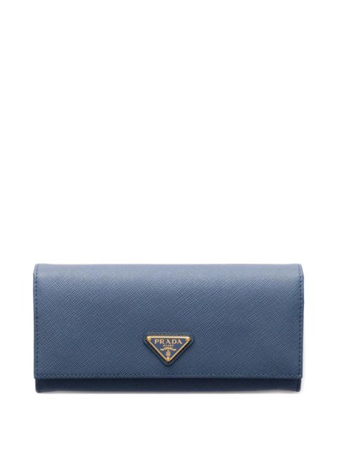 Prada large Saffiano leather wallet - Blue - zdjęcie produktu nr 1